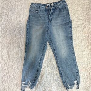 Time and Tru Light Blue Ankle Jeans